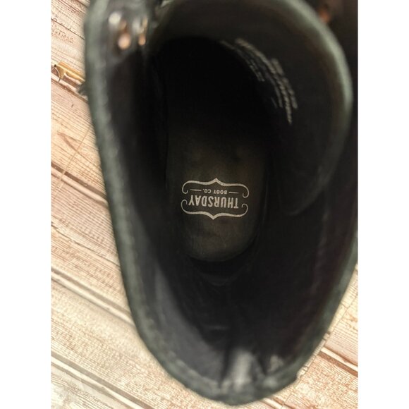 Thursday Captain Rugged & Resilient Boot Size 12.5 color Black Matte NEW $285 - Picture 6 of 8